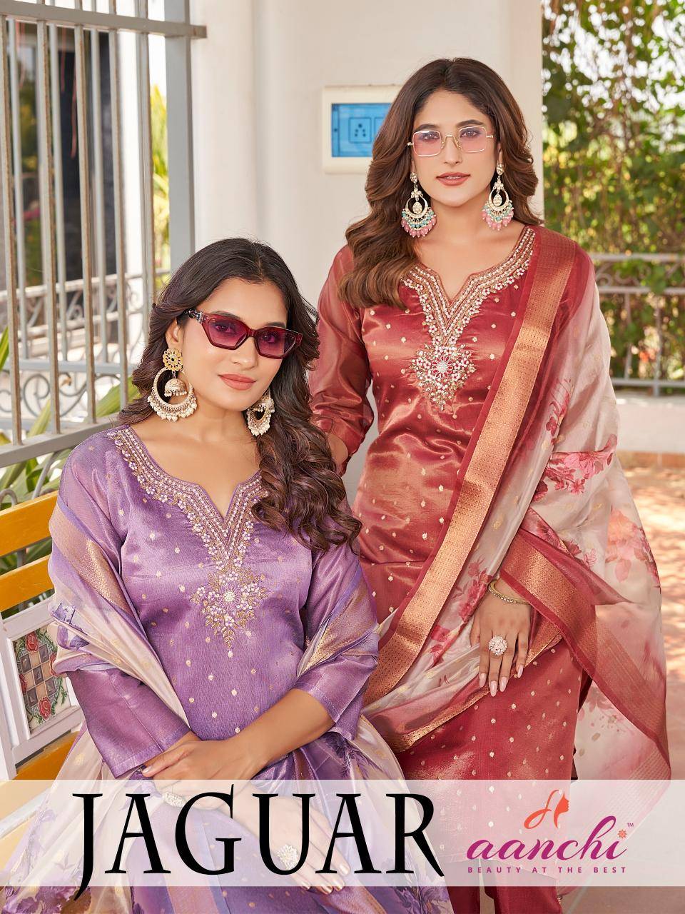 Aanchi jaguar designer cotton indian kurtis