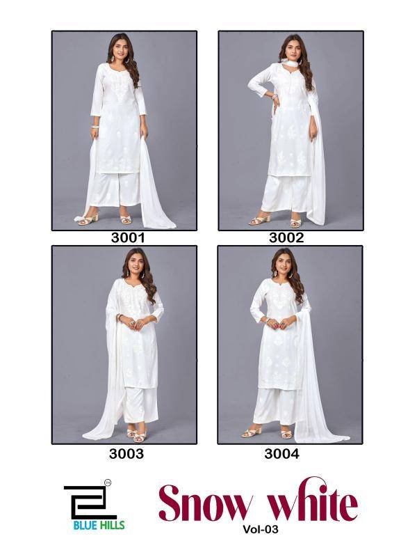 Blue hills snow white vol 3 designer indian kurtis and tunics