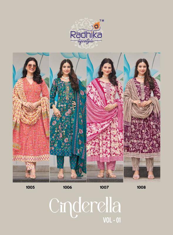 Radhika lifestyle cindrella vol 1indian ethnic wear kurtis