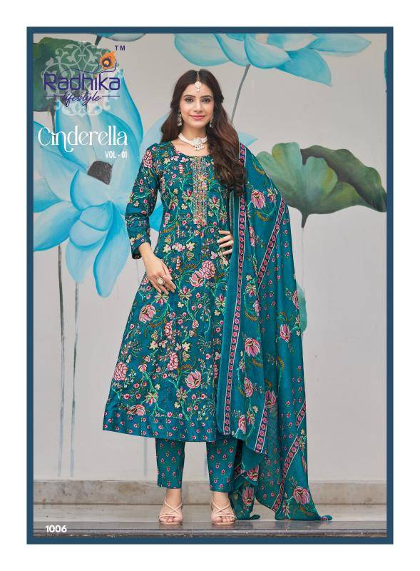 Radhika lifestyle cindrella vol 1indian ethnic wear kurtis