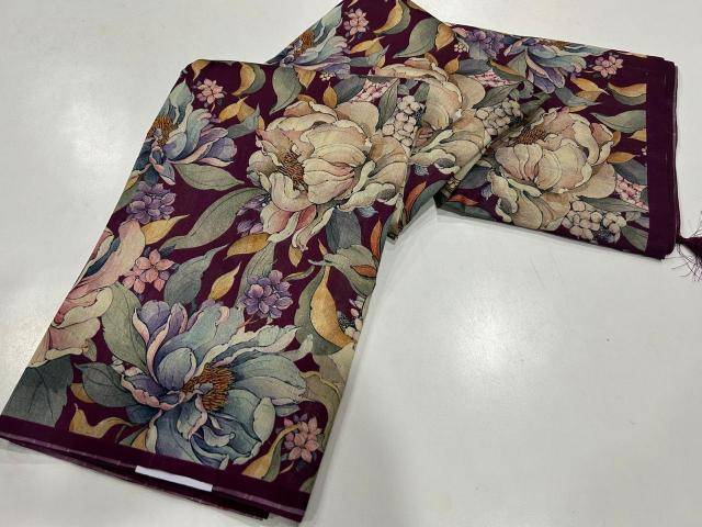 Kalamkari digital print floral india Saree wholesale online shopping