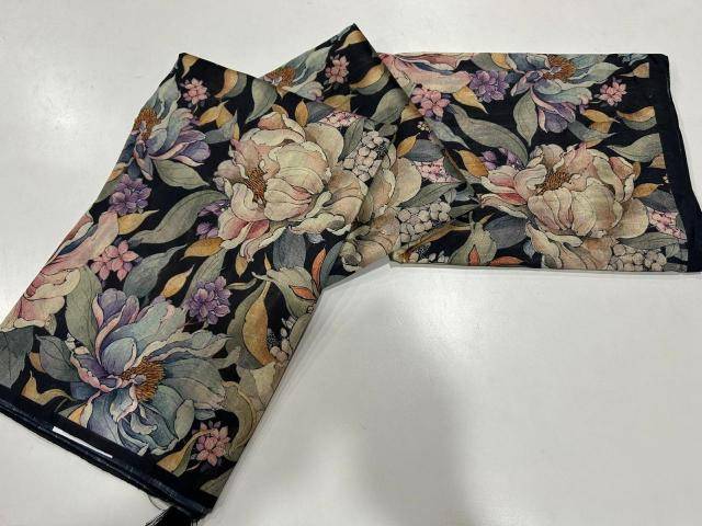 Kalamkari digital print floral india Saree wholesale online shopping