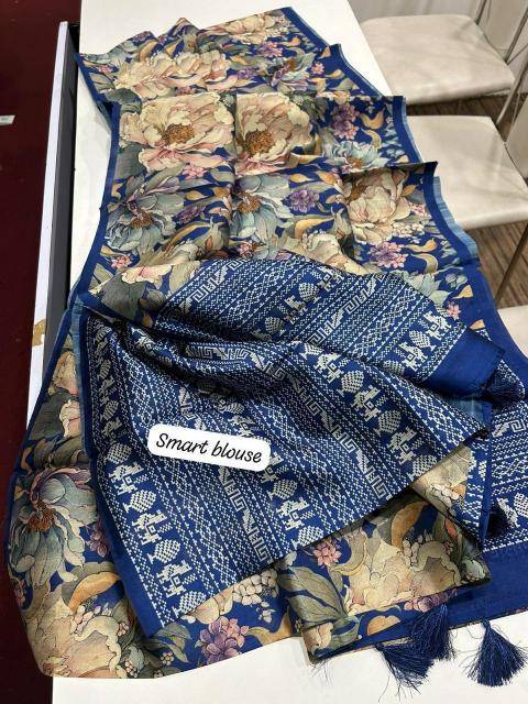 Kalamkari digital print floral india Saree wholesale online shopping