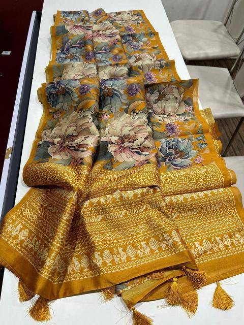Kalamkari digital print floral india Saree wholesale online shopping