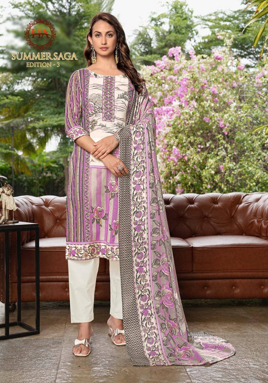 Alok suit summer saga 3 Wholesale dress material low price