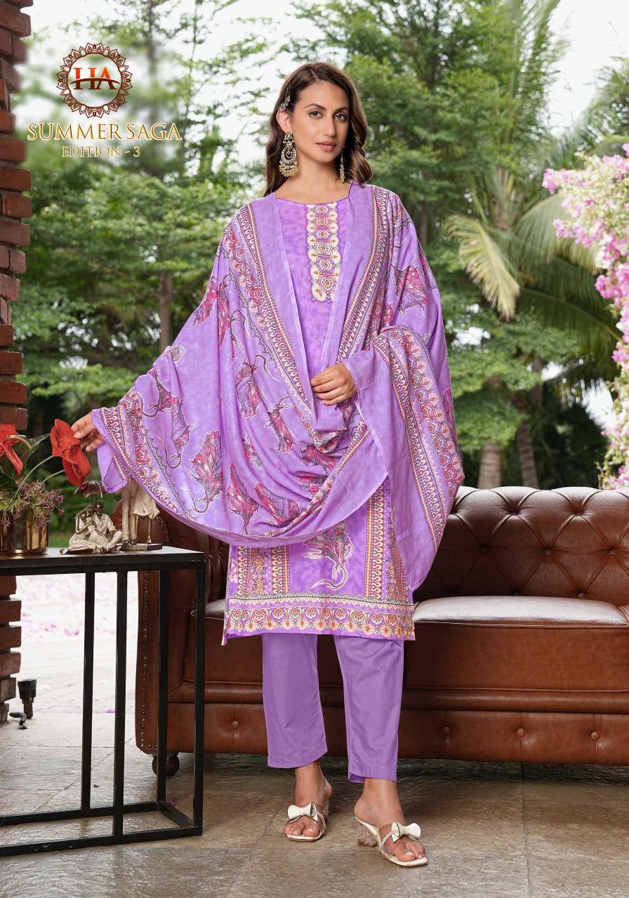 Alok suit summer saga 3 Wholesale dress material low price