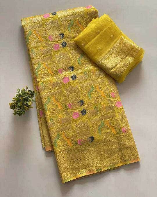 luxurious kora organza silk Wholesale sarees in Delhi