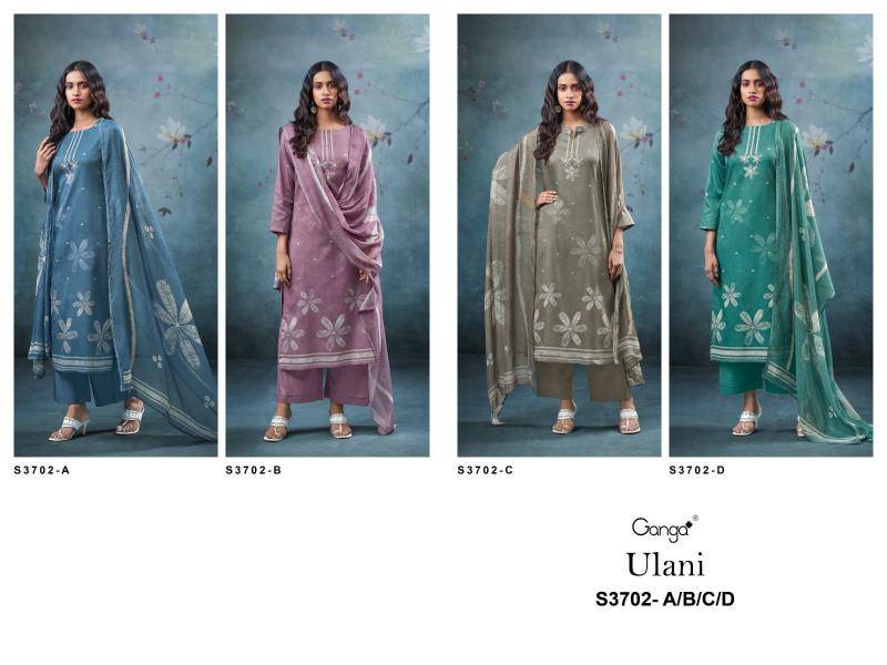 Ganga ulani 3702 Online dress material shopping