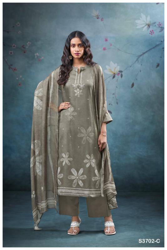 Ganga ulani 3702 Online dress material shopping