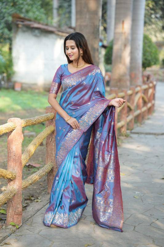 Soft and pure banarasi silk Fancy sarees wholesale Mumbai