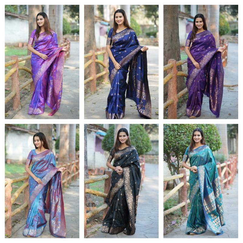 Soft and pure banarasi silk Fancy sarees wholesale Mumbai