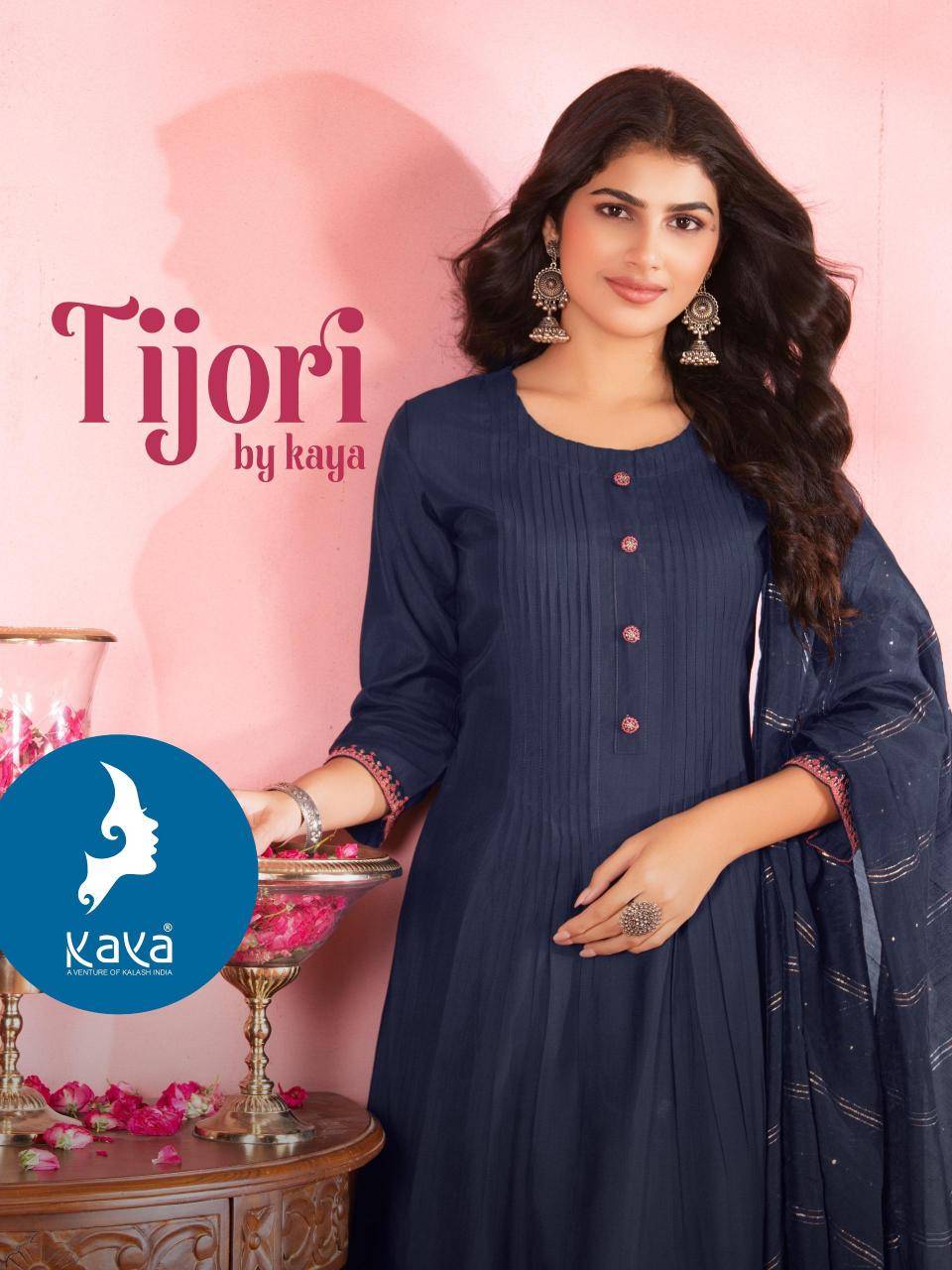 Kaya kurti tijori indian kurti with jacket