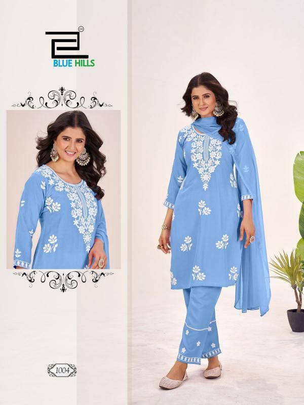 Blue hills summer feels indian kurti woman