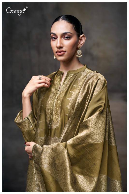 Ganga laurene 3698 Wholesale dress materials for boutiques