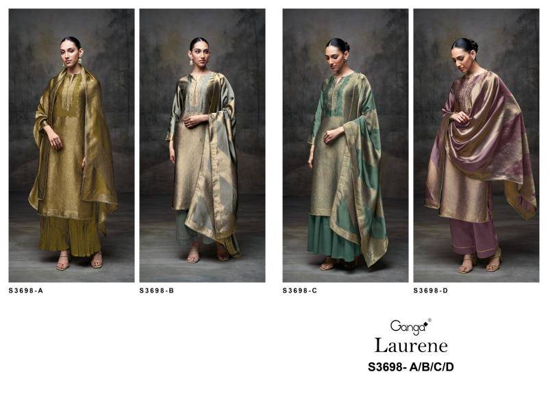 Ganga laurene 3698 Wholesale dress materials for boutiques