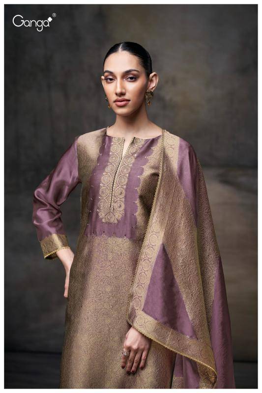 Ganga laurene 3698 Wholesale dress materials for boutiques