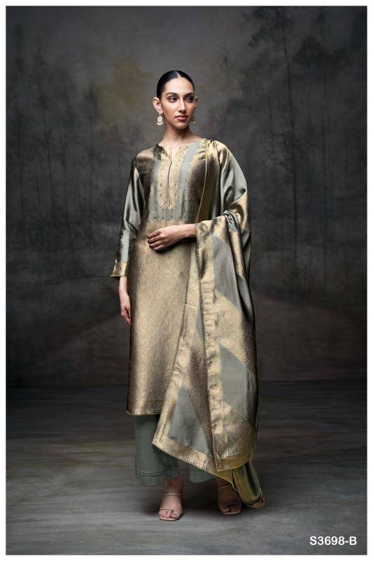 Ganga laurene 3698 Wholesale dress materials for boutiques