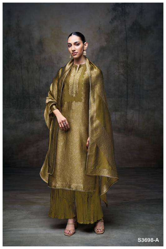 Ganga laurene 3698 Wholesale dress materials for boutiques