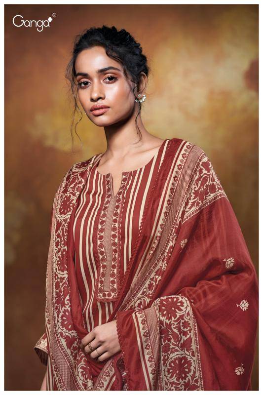 Ganga nilofer 3696 Wholesale dress material manufacturers