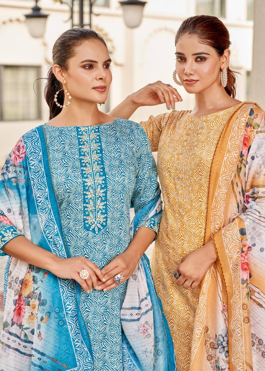 Alok suit super girl 3 Dress material wholesale suppliers