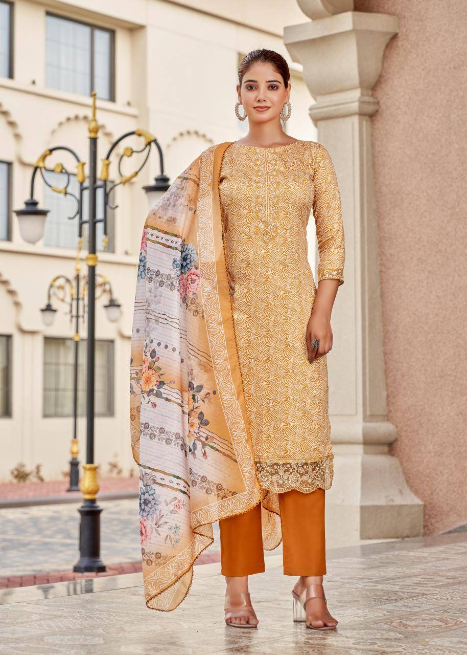 Alok suit super girl 3 Dress material wholesale suppliers