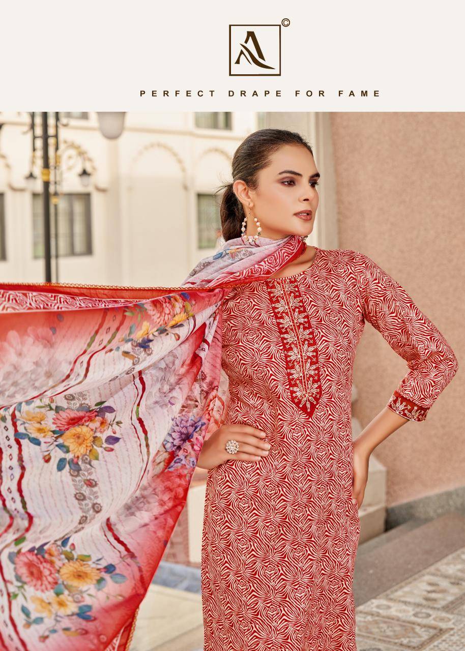 Alok suit super girl 3 Dress material wholesale suppliers