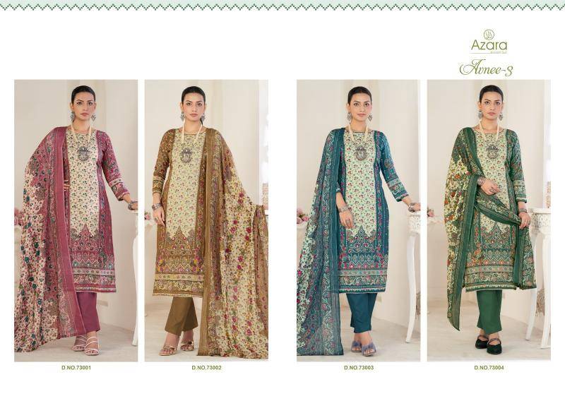 Azara avnee 3 Dress material wholesale suppliers in Surat