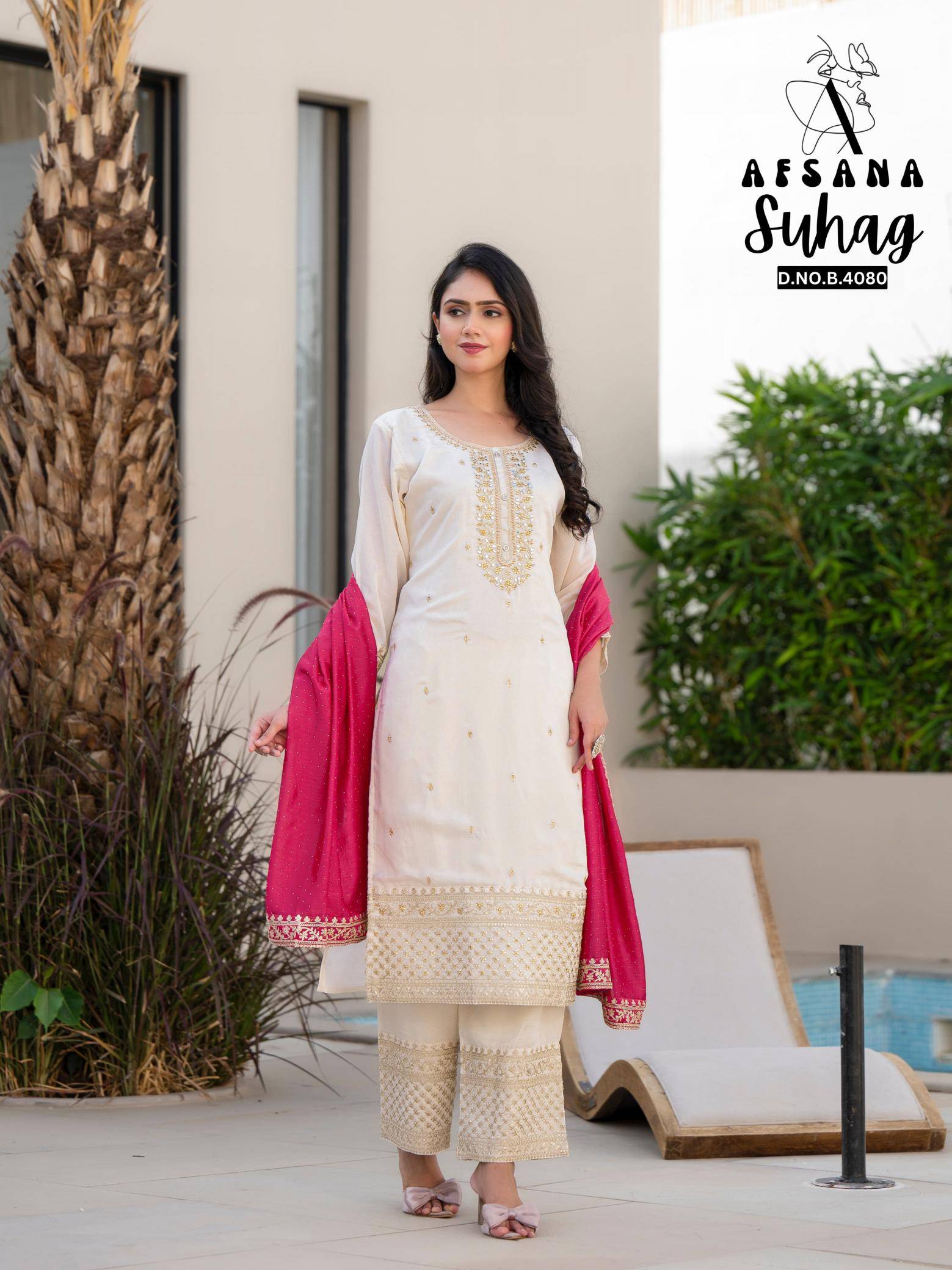 Afsana suhag colours edition indian long kurtis