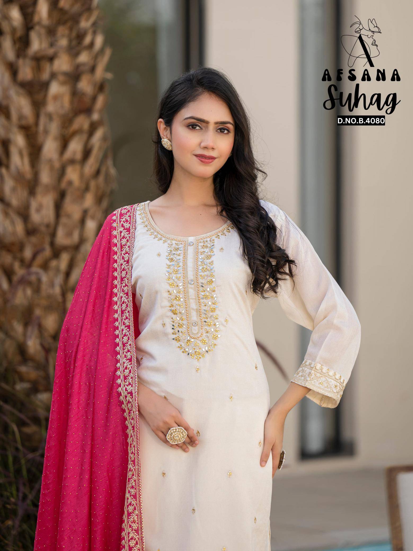 Afsana suhag colours edition indian long kurtis