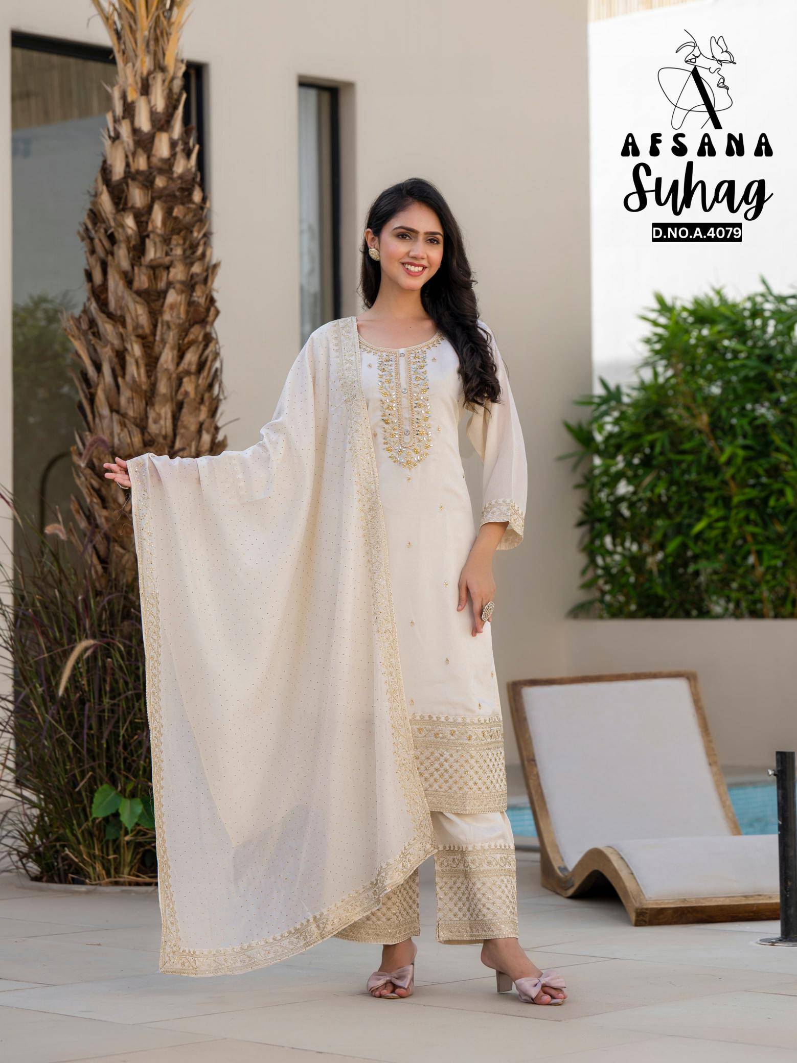 Afsana suhag colours edition indian long kurtis