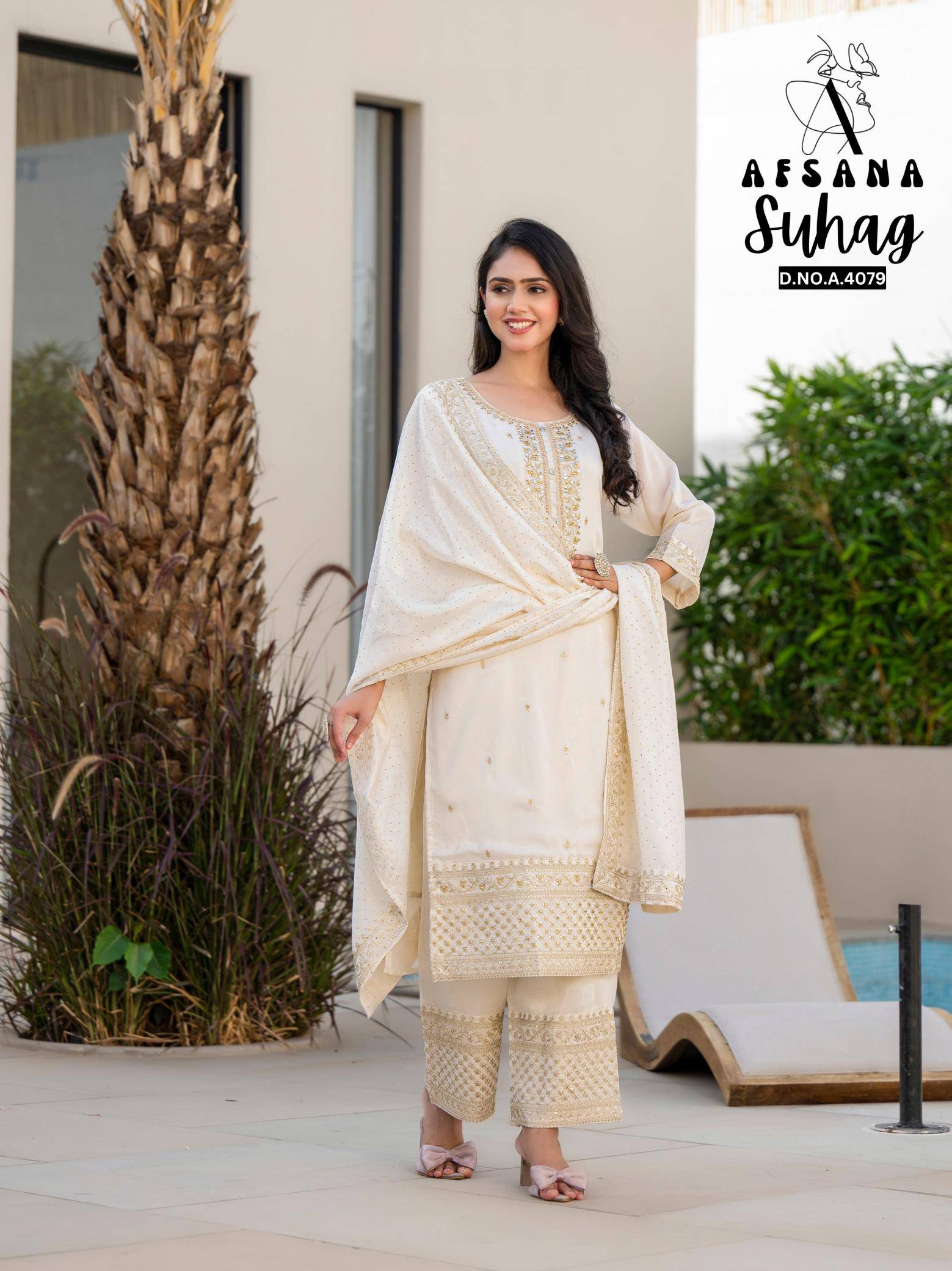 Afsana suhag colours edition indian long kurtis