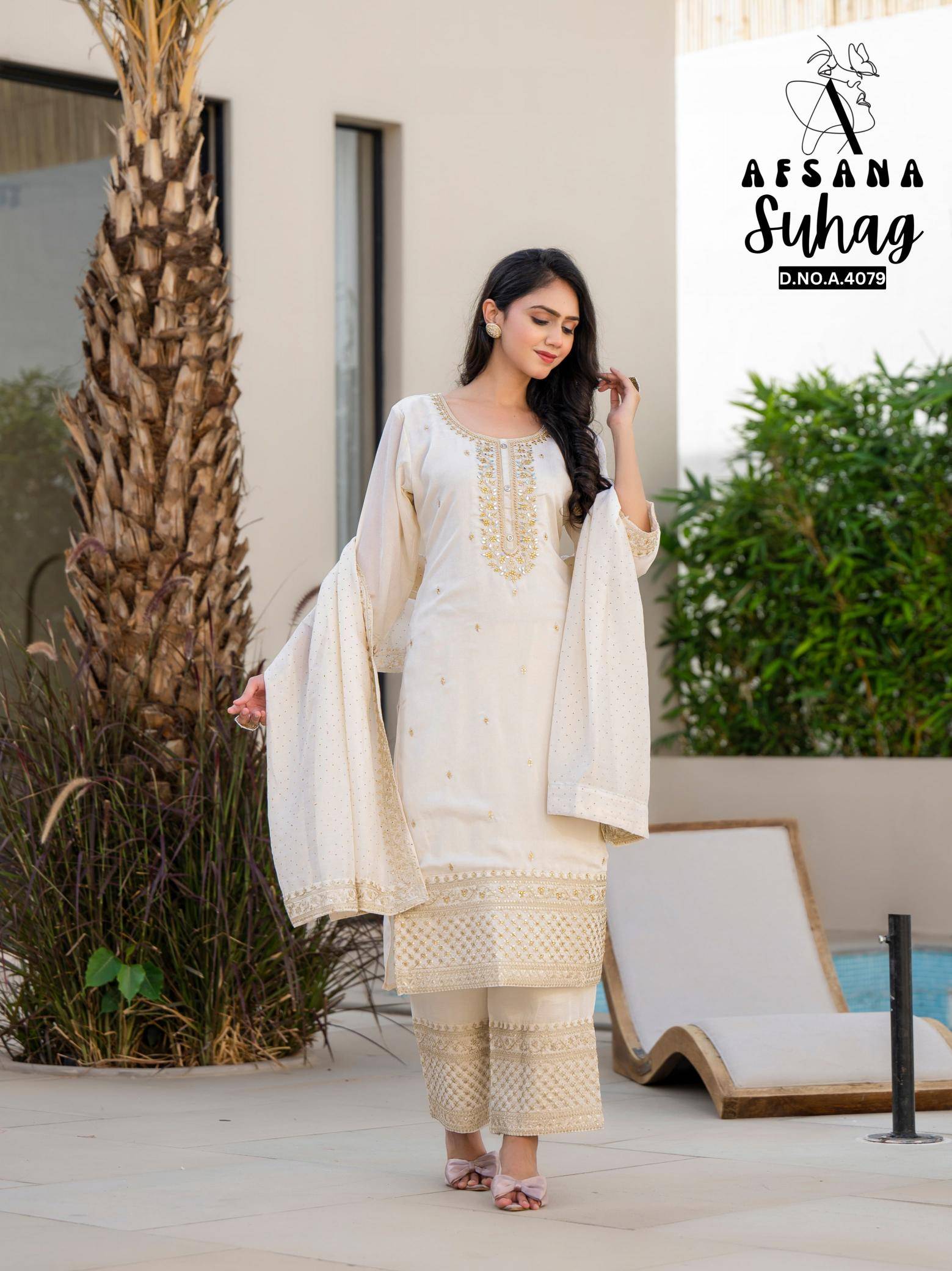 Afsana suhag colours edition indian long kurtis