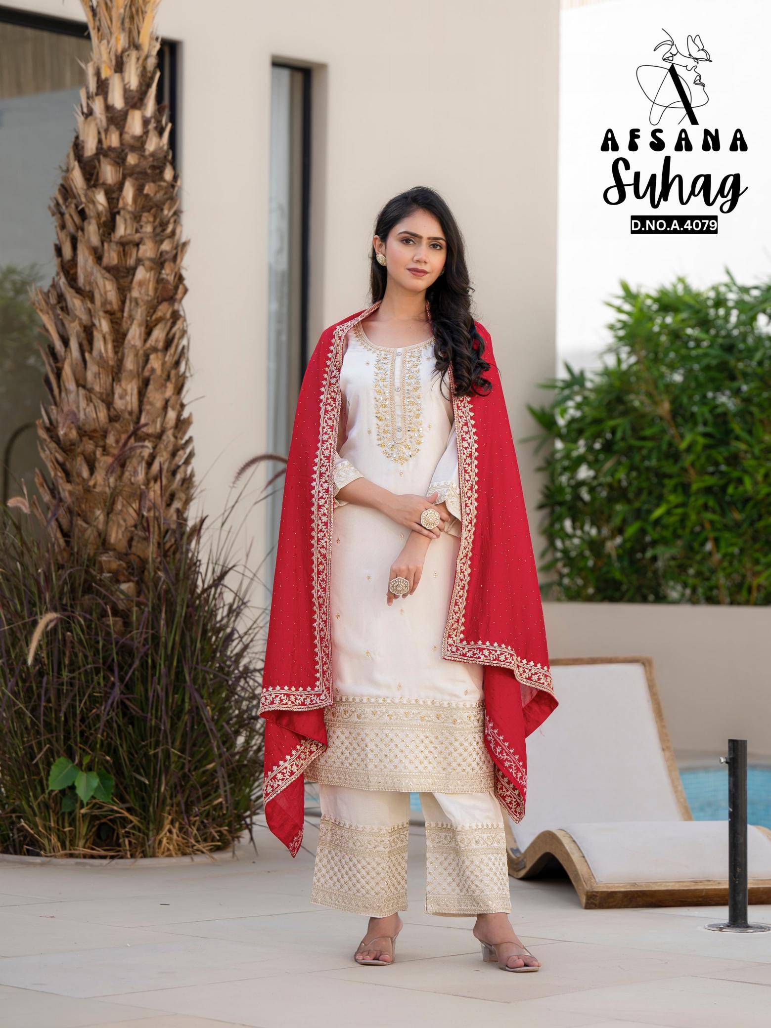 Afsana suhag colours edition indian long kurtis