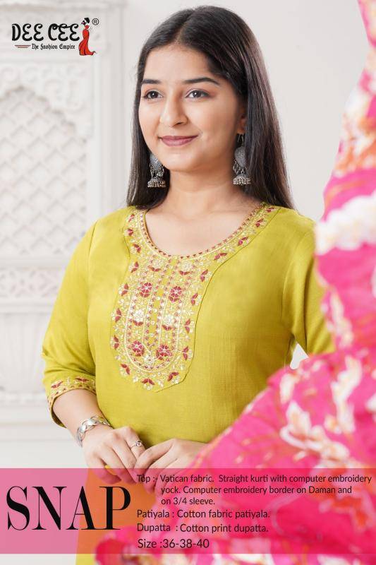 Deecee snap indian white kurti