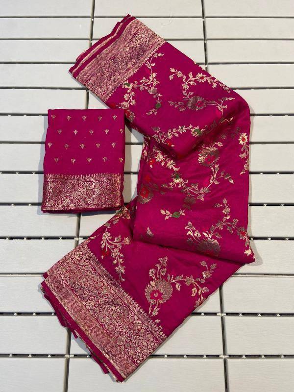 Pure banarasi khadi georgette silk Indian sarees wholesale market