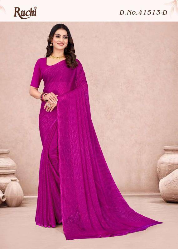 Ruchi star chiffon lehriya vol 13 Saree wholesale suppliers in India