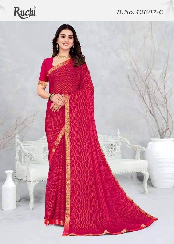 Ruchi simayaa lehriya vol 7 Best online saree wholesalers in India