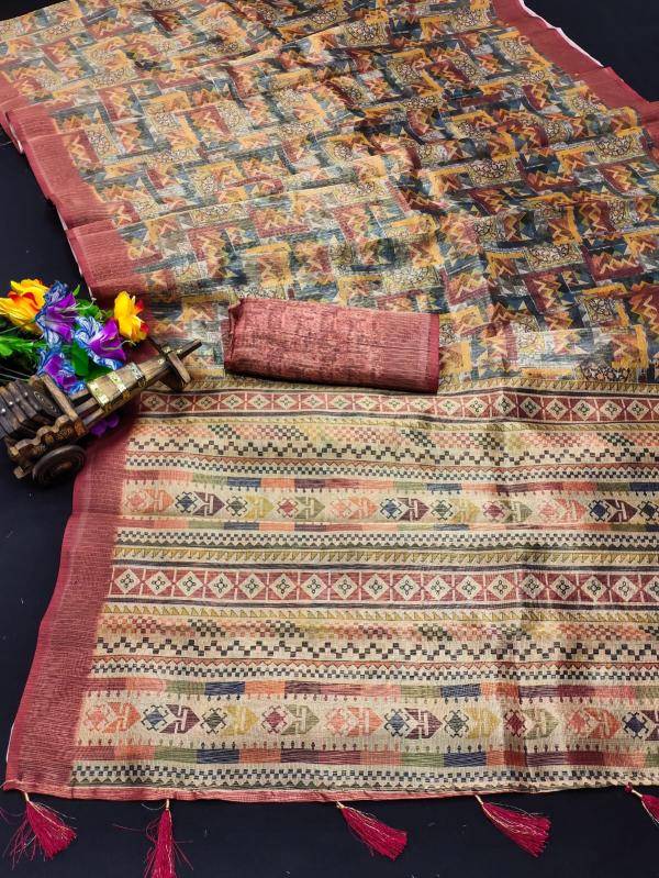 GC soft jacquard digital print Saree wholesale price in India