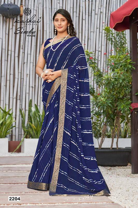 Kashvi creation simba vol 22 Wholesale saree shops in India