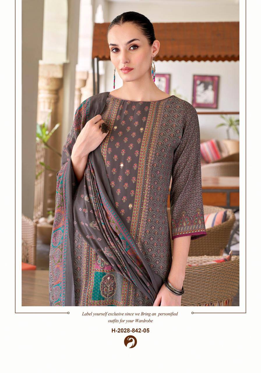 Alok suit rang rasiya 3 Online dress material shopping in Bangalore