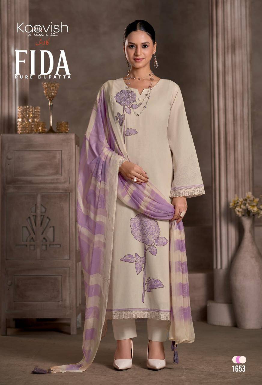 Kaavish fida Dress material catalogs online
