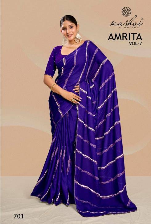 Kashvi creation amrita vol 07 Saree Wholesalers in Surat
