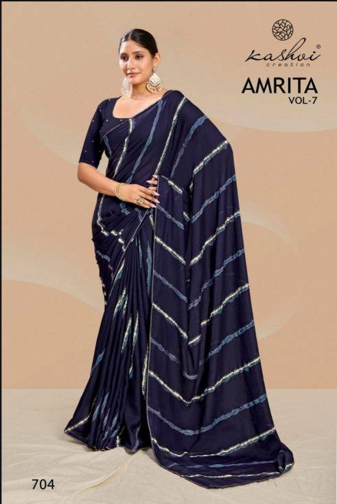 Kashvi creation amrita vol 07 Saree Wholesalers in Surat