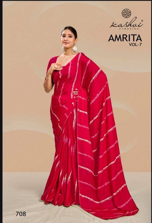 Kashvi creation amrita vol 07 Saree Wholesalers in Surat