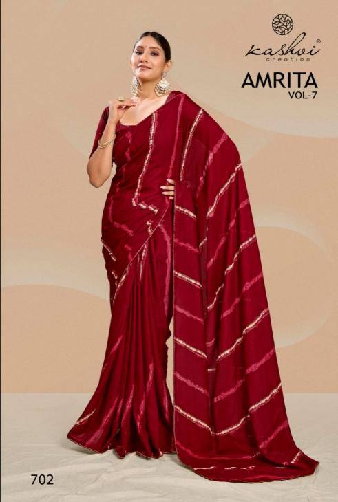 Kashvi creation amrita vol 07 Saree Wholesalers in Surat