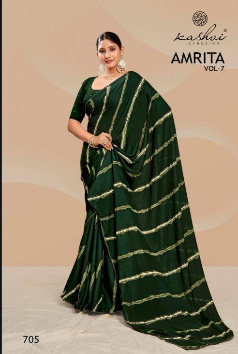 Kashvi creation amrita vol 07 Saree Wholesalers in Surat