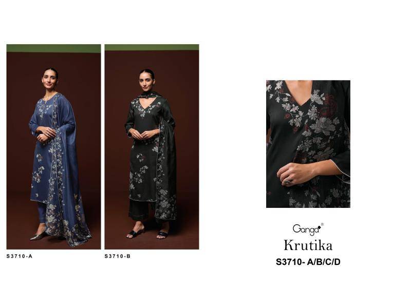 Ganga krutika 3710 Dress material for boutique