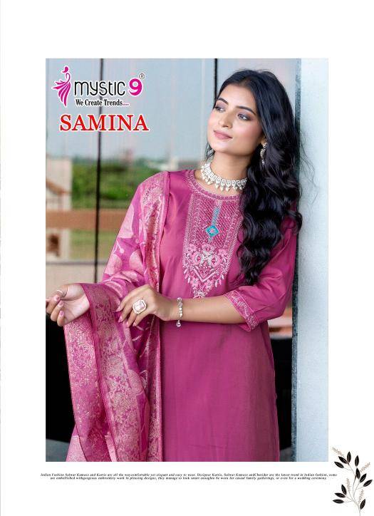 Mystic9 samina vol 1 size chart indian kurtis
