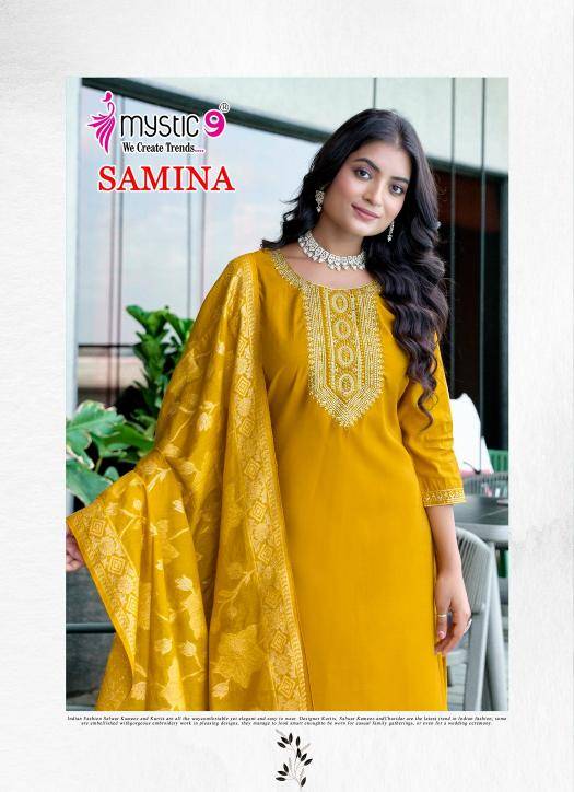 Mystic9 samina vol 1 size chart indian kurtis