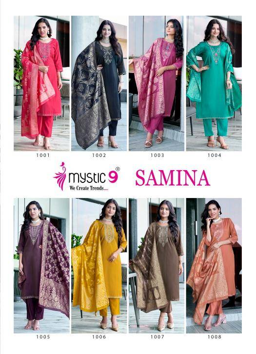 Mystic9 samina vol 1 size chart indian kurtis